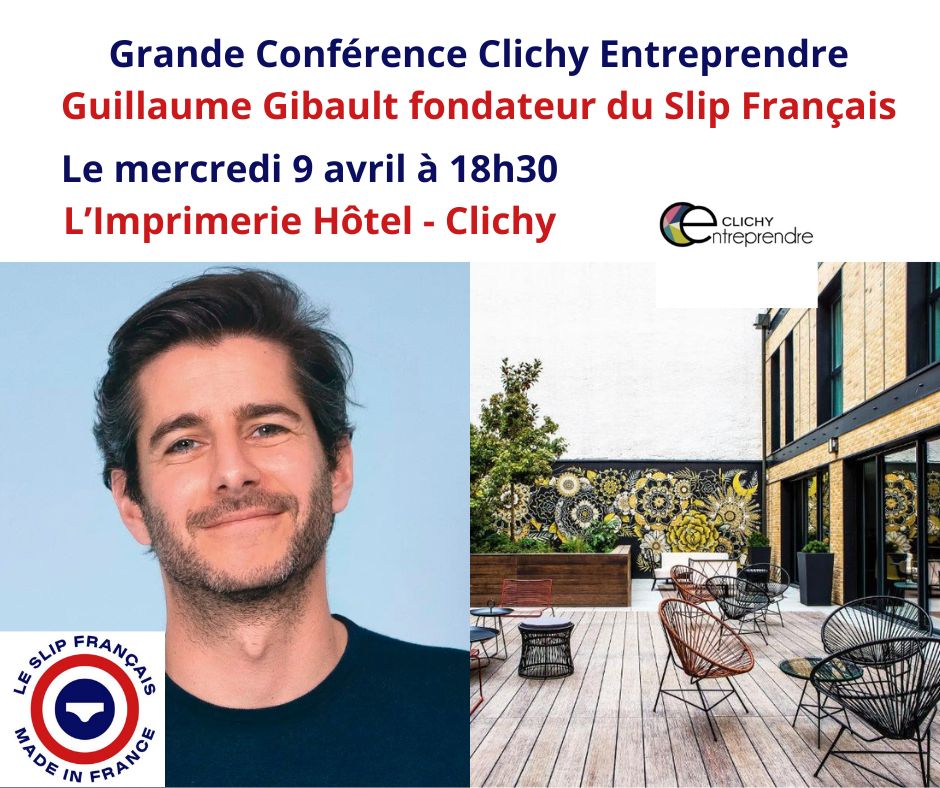 Conférence Guillaume Gibault et networking mercredi 9 avril 2025