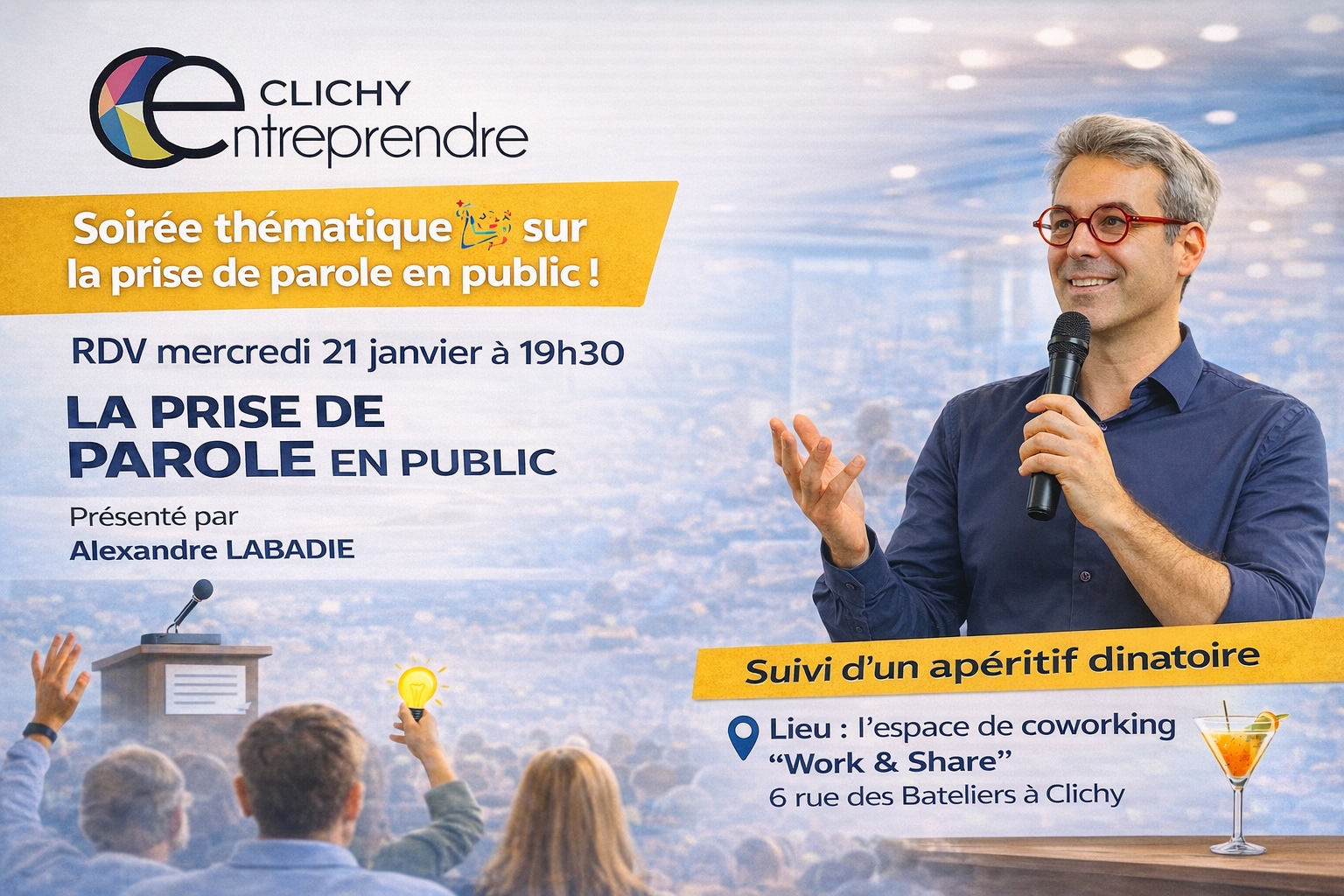 Soirée thématique : la prise de parole en public